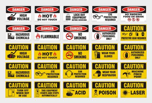 CAUTION/DANGER LABELS